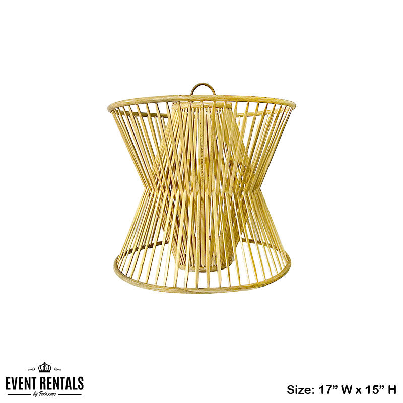 Bamboo Ceiling Decor (Drum)