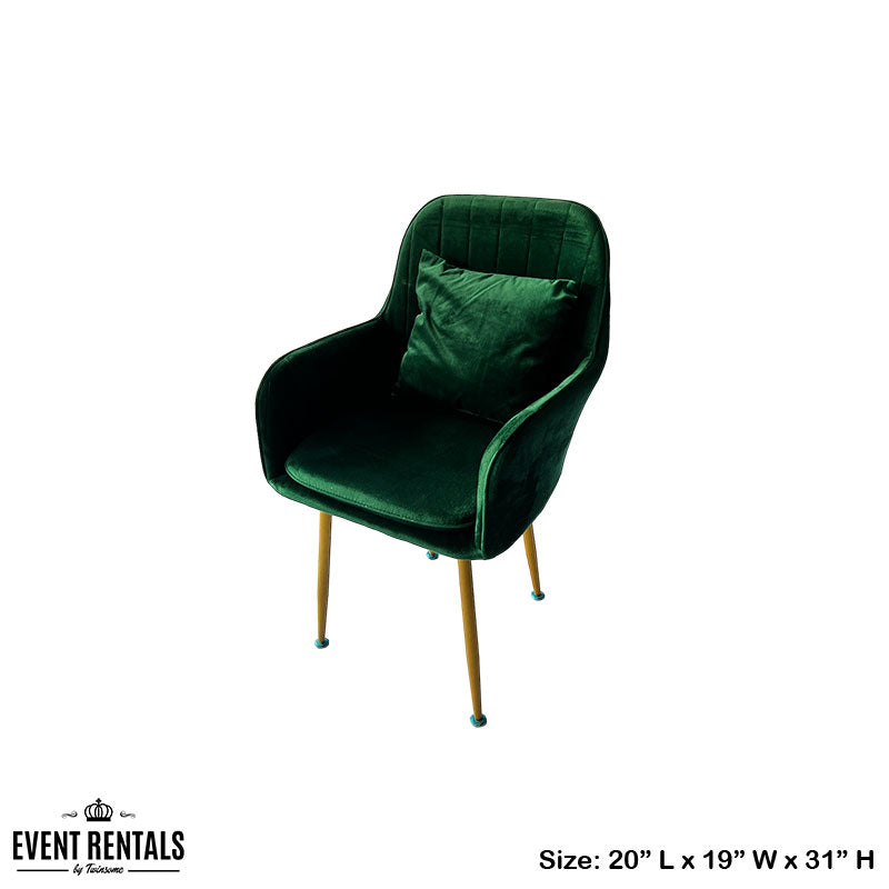 Emerald Green Accent Chair - Main Image